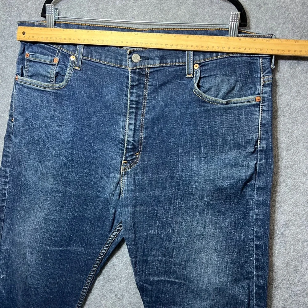 Levi's 569‎ Loose Straight Fit Jeans W42 L30 Blue Denim Cotton Blend
